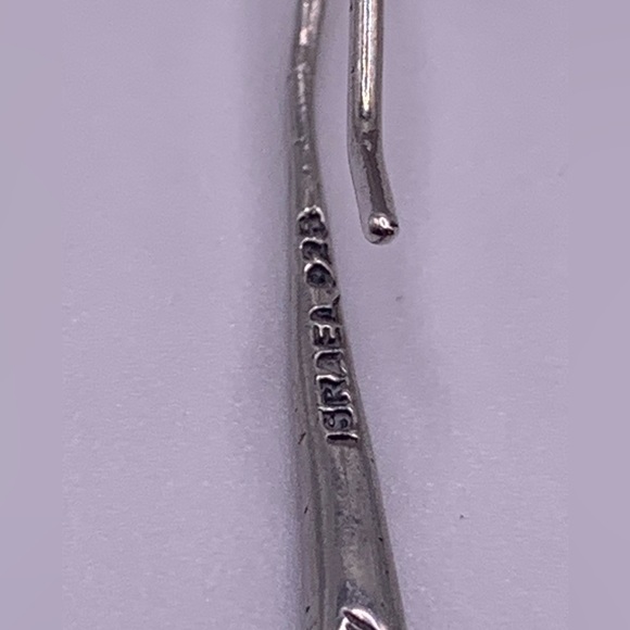 Silpada Vintage Sterling FALLING STAR Cubic Zirconia Threader Earrings - Picture 11 of 16